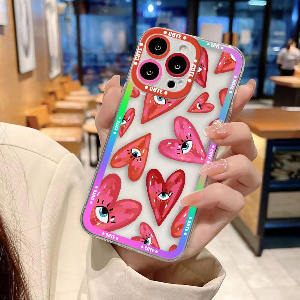 Lucky Eye Blue Evil Eye Phone Case For IPhone 17 16e 16 15 14 13 12 11 Air Pro Max X XR XSMax 7 8 Plus Clear Soft Back Cover