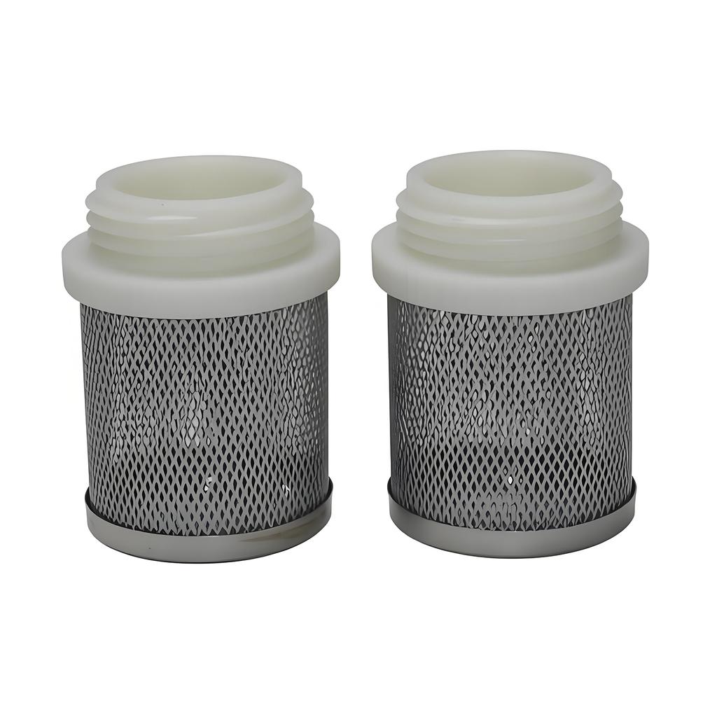 2 Pcs Garden water connection fittings, stainless steel filter mesh, external thread 32mm/1.26in G1 '' water tank filtration