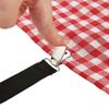 4PCS/Set Adjustable Sheet Comforter Retainer Tablecloth Sofa Cover Sheet Buckle Tent Sheet Clip Metal