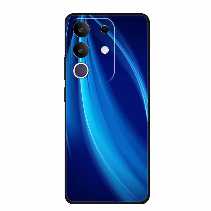 Phone Case For Vivo T4x 5G Y300T 2025 Case 6.72" Black Silicone TPU Soft Back Cover For Vivo Y29 4G Cases Y 29 Coque Funda Para