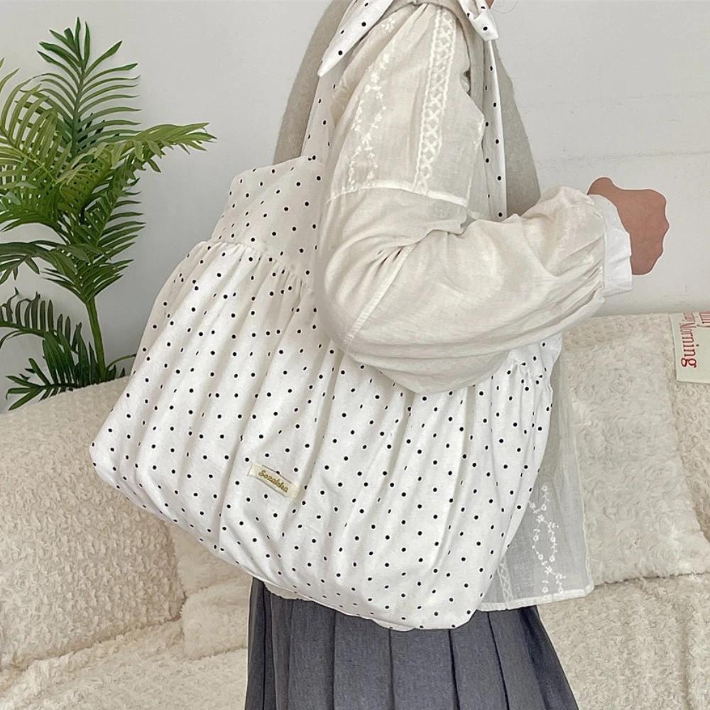 SOZAKKA Lazy Rabbit Large Capaci Tote Bag Belted Canvas Shoulder Bag Casual Sle Underarm Bag Spring Summer Model Handbag
