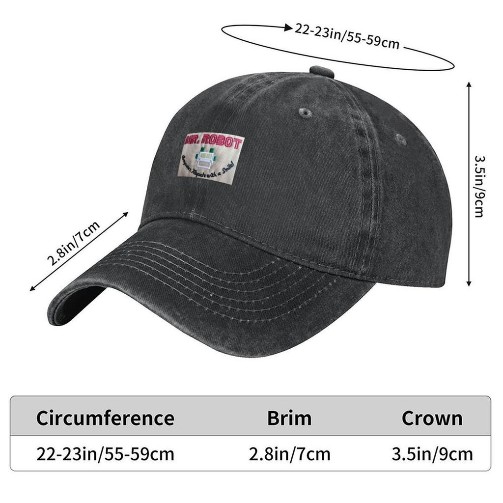 2026 MR.ROBOT Baseball Cap Birthday Winter Hats For Men Funny Hats Trucker Hat Women Beach Fashion Men's
