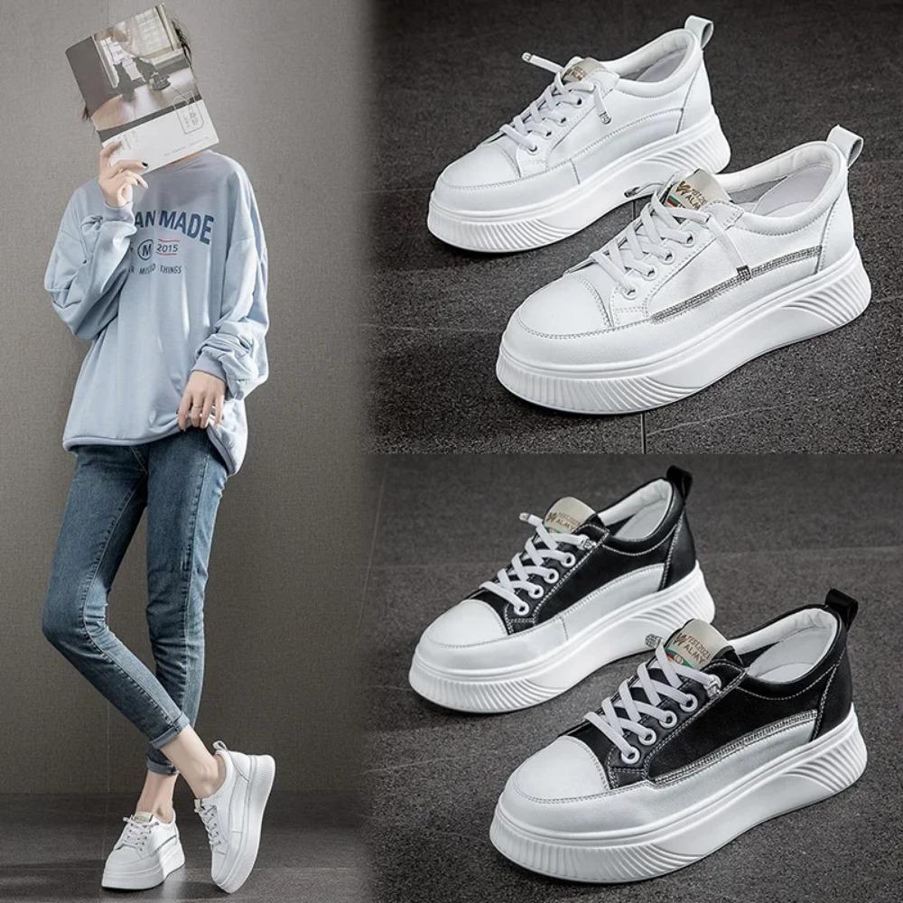 Women Sneakers Thick Soled Casual Flat Shoes Women Fashion Autumn Winter Casual Sports Women's Single Shoes Zapatillas Mujer