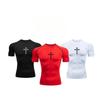 Cross Compression Shirt Gym Clothing, Working Out, Valentines Gift for Him Fitness. Great Shirt for Exercise. Breathable and Comfortable.