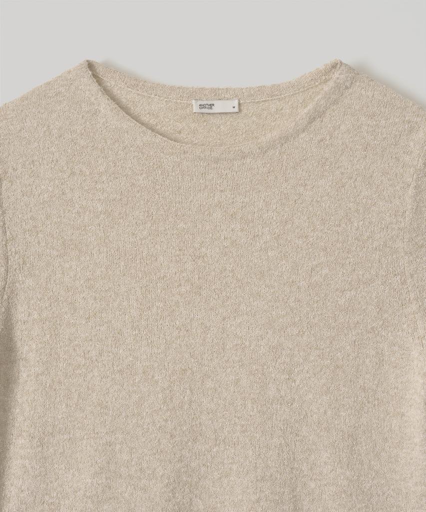 ANOTHER OFFICE WOMEN W. Basque Pullover (Light Beige)