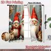 2pcs,Curtains Cute Gnomes Forest Winter Snow Popular Creative Curtains Versatile Durable Polyester Curtains Decorations Use for
