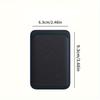 1pc Magnetic Artificial Leather Card Clip for IPhone 14 Pro Max 13 12 Pro Magnetic Wallet Card Holder Bag Phone Case Accessories