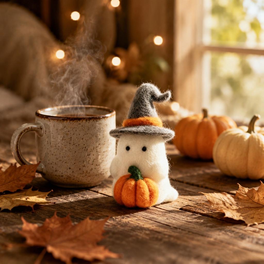 Halloween and Pumpkin Decorations for Mantel Shelf Table Centerpiece