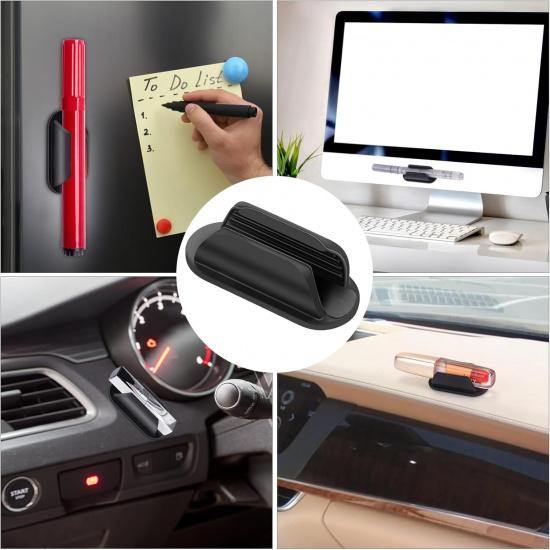 Car Lip Balm Holder No Melt,2PCS Silicone Holder For Chapstick,Fun Aesthetic Car Accessories For Women Interior,Car Holder For Chap Stick,Car