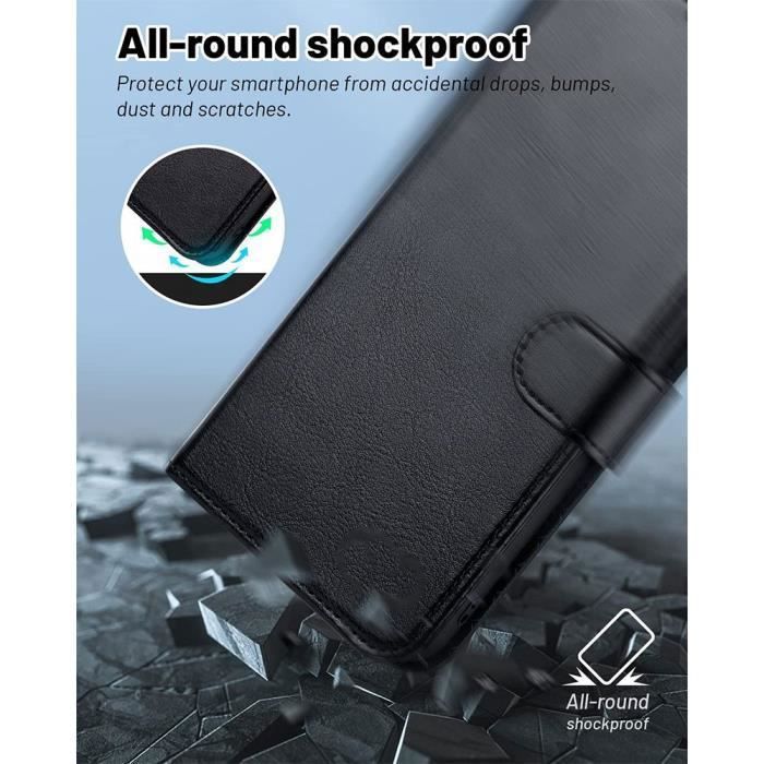 Coque de protection - Samsung - Galaxy A25 5G - Cuir Synthétique - Antichoc - Porte-Cartes