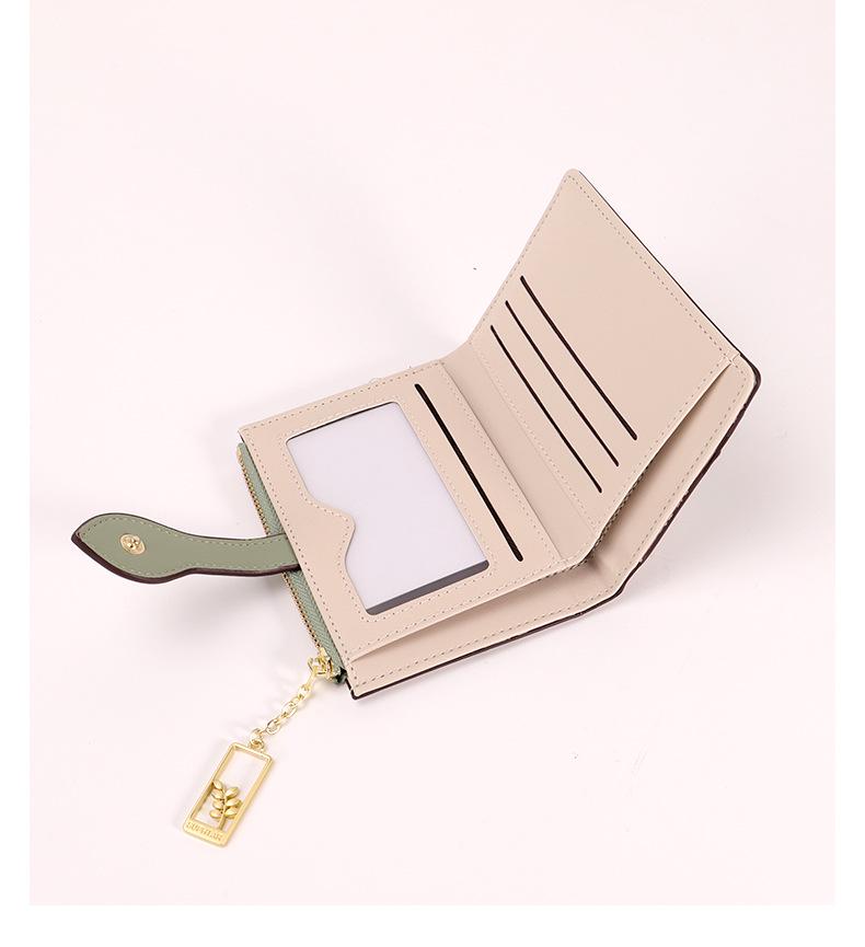 Damen PU-Leder Reißverschluss Geldbörse - Große Kapazität Kartenhalter für Pendler und Studenten