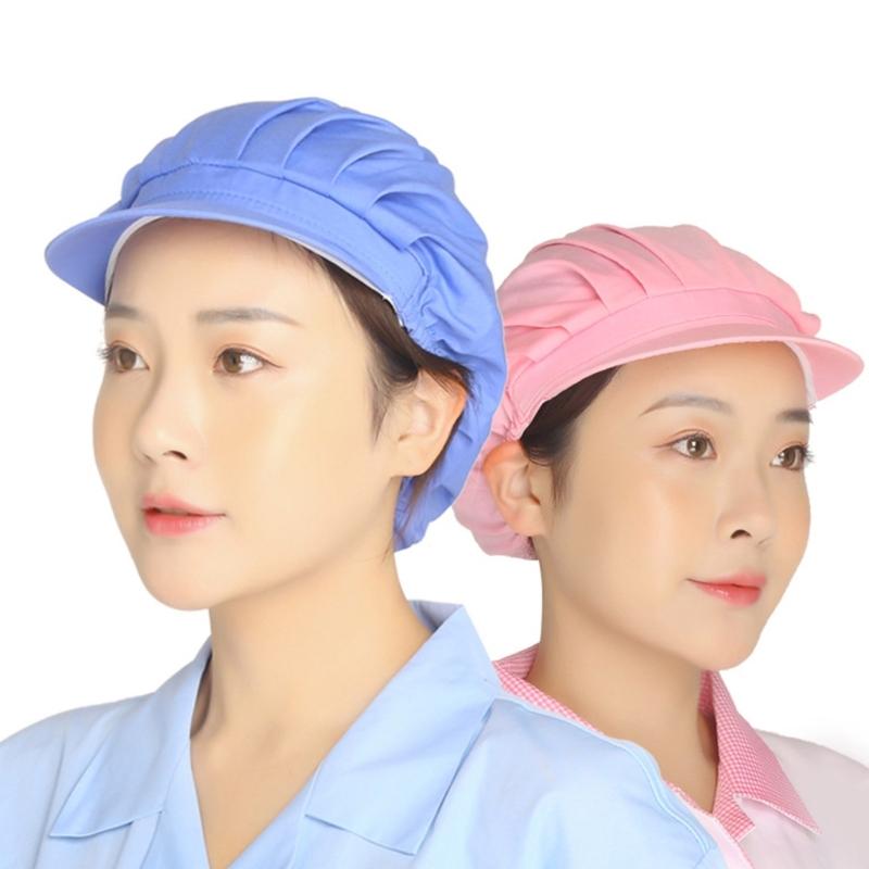 Restaurant Hotel Kitchen Bakery Cooking Cap Unisex Catering Work Hat Dust Proof