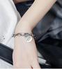 Korean Copper Dream Bracelet: Women's Retro Fashion Letter Wristband, Artistic Niche Jewelry Trend.