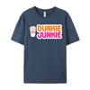 Tees Funny Dunkie Junkie Coffee Love Tops Shirts Summer Newest Slogan Short Sleeve 100 Cotton Round Neck Unisexs Tshirts Slogan