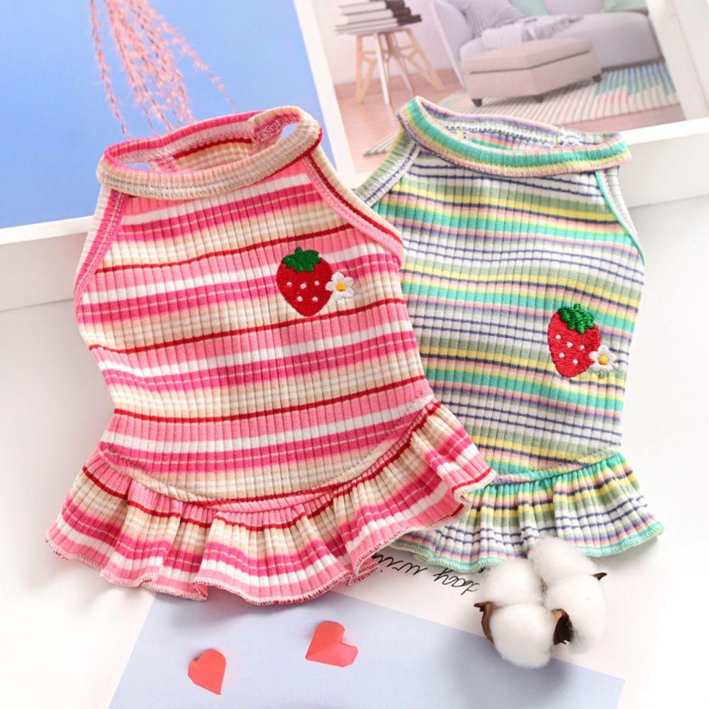 Soft Pet Princess Dresses Cute Dog Vest Pet Supplies Pet Clothes  For Puppy Kittens