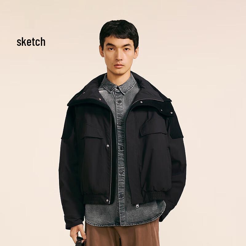 

CROQUIS Men s 2024 Autumn Stand-Collar Casual Jacket XL