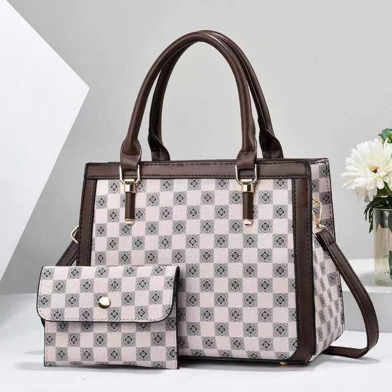 Модная большая черная сумка-тоут из ПУ с стильной цепочкой и замком розовый