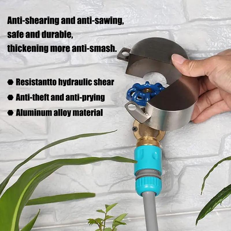 Outdoor Garden Protection Faucet Padlock Outdoor Faucet Lock Cover Stainless Steel Faucet Lock Set Anti-theft Safety