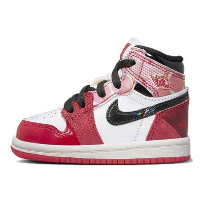 Marvel x Air 1 Retro High OG TD Next Chapter Sneakers Dziecięce Czerwony University-Red Czarny DV1750-601