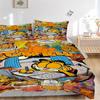 3pcs Garfield, Comic Bedding Set. Soft and Comfortable with No Core Included (1x Duvet Cover + 2x Pillow Covers) yy251009202