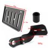 CNC Aluminum Side Mount License Plate Bracket Holder with LED Light for Harley Davidson Softail Street Bob Fat Boy Breakout Custom Motorcycle