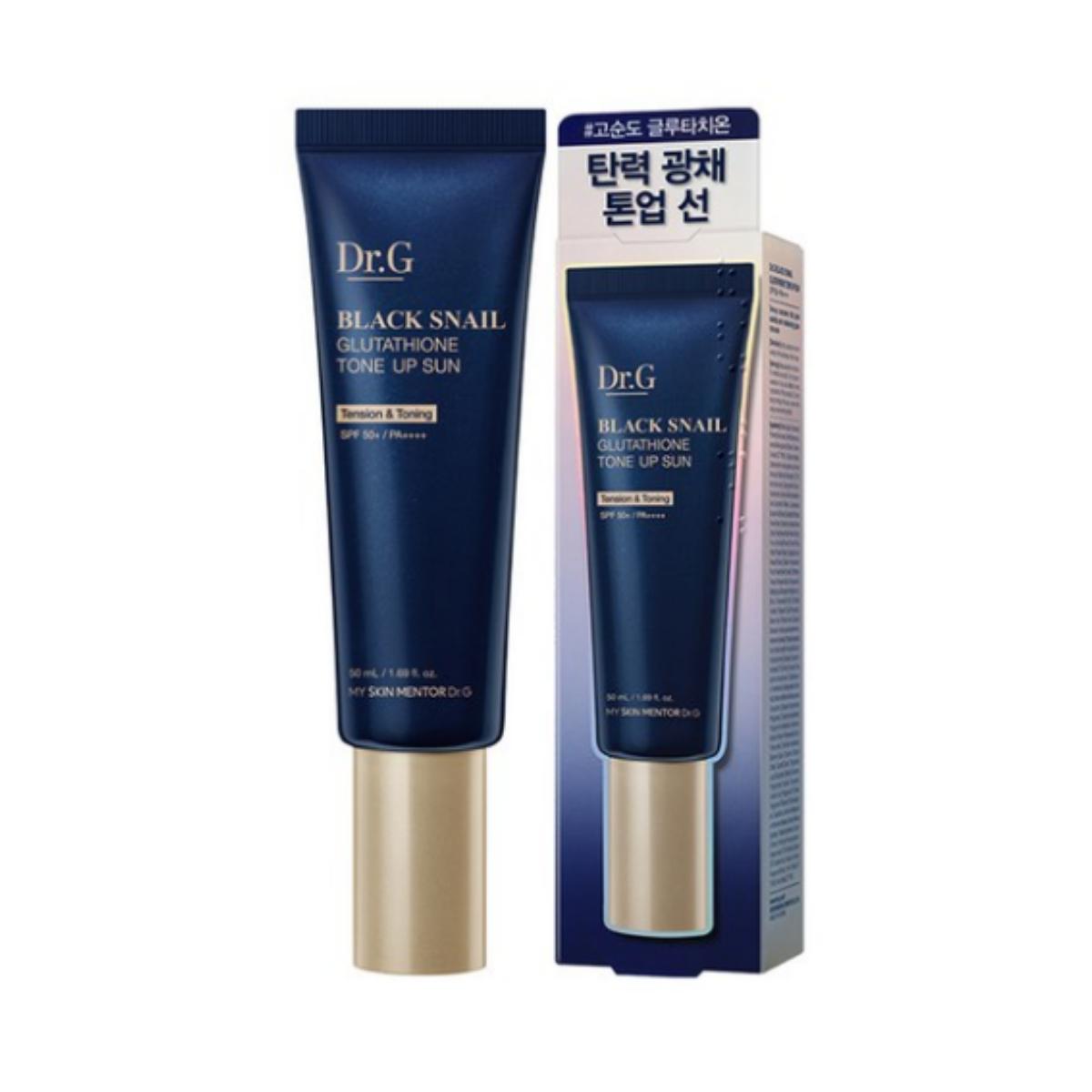 

Солнцезащитный крем Dr.G Black Snail Glutathione Tone-up SPF50+ PA++++