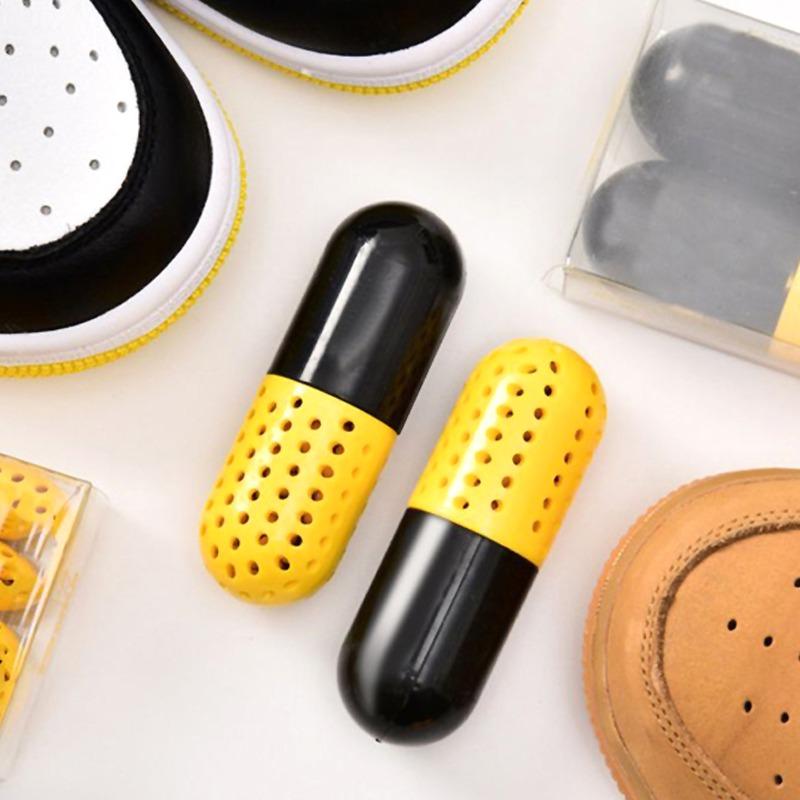 10/2x Deodorant Deodorierer Kapselform Boxhandschuhe Schuhe Geruchsentferner Sport Handschuhe Taschen Frischer Schweißabsorber