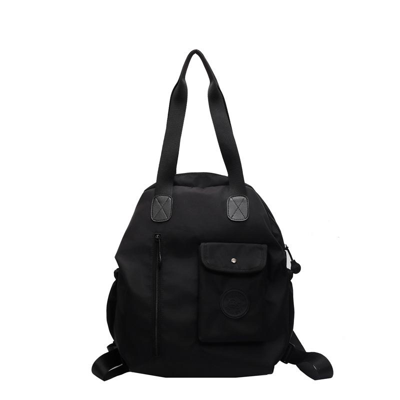 

Large Capacity Backpack Fashionable Lightweight Multi-function Handbag Versatile Casual Student Shoulder Bag one size fits all чёрный