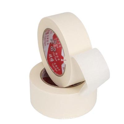 Boya, Dekorasyon ve Sanat Projeleri İçin Beyaz Yüksek Yapışkanlı Tek Taraflı Maskeleme Bandı