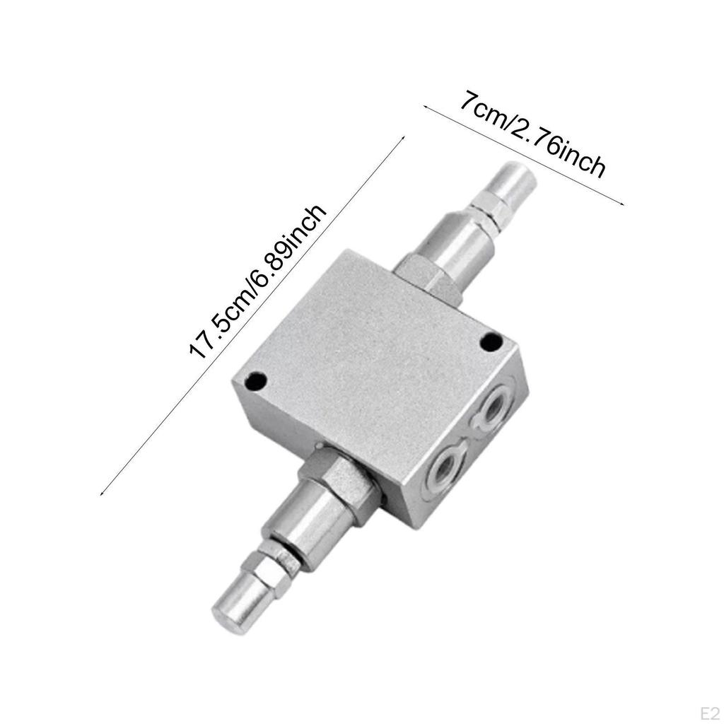 Damping Valve Kit for Mini Excavator, Heavy Duty Steel Hydraulic 1/4 Inch.