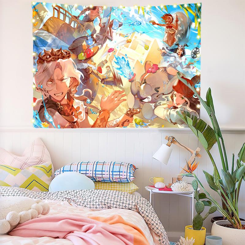 Digital Printing Background Cloth Anime Game Fifth Personality Hanging Blanket Wall Cloth Dormitory Bed Head Decoration Cloth