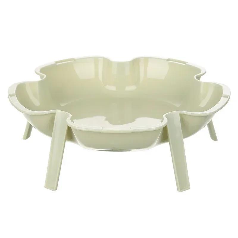 Multiple Color Friut Vegetable Storage Rack Convenience Superimposed Flower Plate Side Dish Tableware Kitchen Accessories Tool