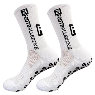 Chaussettes de Sport à Points Antidérapants: Chaussettes de Football et de Basketball Absorbantes avec Semelle Éponge.