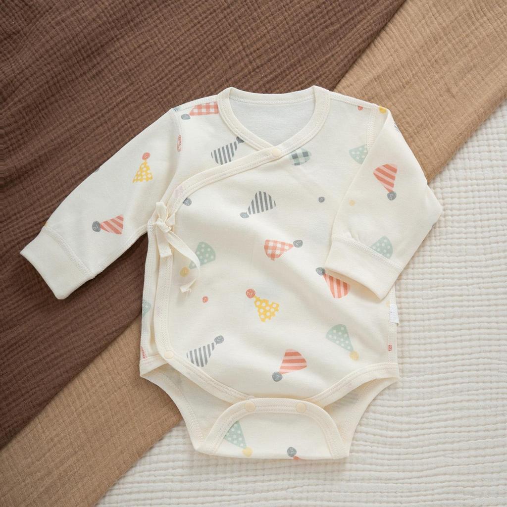 Set de salopă din bumbac pentru nou-născuți, prințesă, primăvară și toamnă: Ținută elegantă de sezon pentru bebeluși