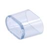4Pcs Clear Silicone Oval Chair Leg Covers - Furnitures Feets Protectors, Oval Chair Leg Caps