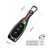 Styling Mouldings Metal Car Remote Key Case Cover Shell Fob for Ford Focus 3 4 ST Fiesta Fusion Kuga Ecosport Mondeo MK3 MK4 Pro