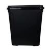 7.6 Gallon Touch Top Trash Can Durable Plastic Wastebasket Indoor Use Easy Clean Garbage Bin Office Bedroom Dorm Room