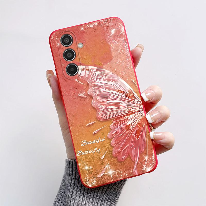 For Samsung Galaxy M35 Case M 35 Popular Butterfly Silicone Soft Back Cover For Samsung M35 5G Phone Case Cover 6.6" Funda Coque