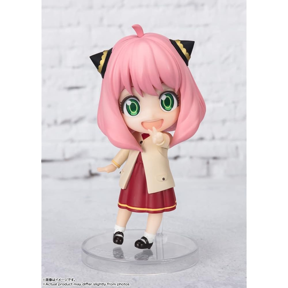 TAMASHII NATIONS Figuarts Mini SPY×FAMILY Anya Forger 80mm Painted Action Figure ABS PVC