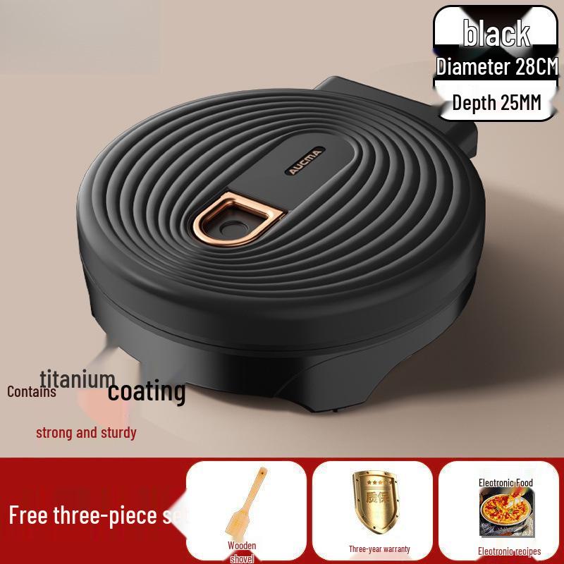 Large Dual-Sided Electric Griddle for Crepes and Pancakes