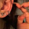 High-End 925 Sterling Silver Pearl Zirconia Earrings for Women - Cool Forest Style