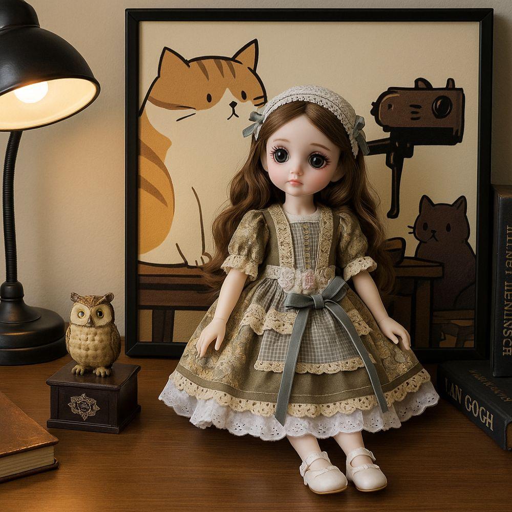 1/6 SD Princess Dress Up BJD Dolls Long Hair Princess Makeup Ball Joint Doll  Babies