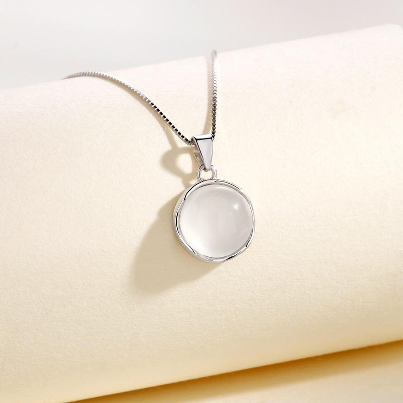 Kreis Kleeblatt Halskette Damen Nische exquisit Mode ins Stil High-End Halskette Damen