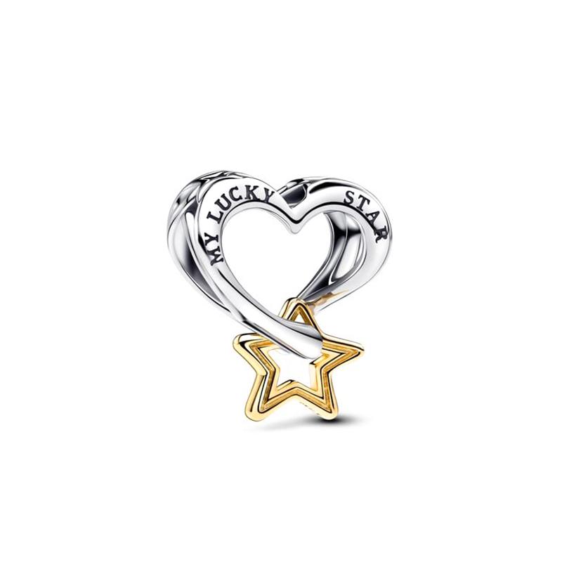 Firefly Rose Gold Pendant Charm Bead Fits Bracelets Bangle Necklace For Women Luxury DIY Jewelry Daily Party Festival Gift