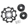 Bike Rear Derailleur Pulley 11T Ceramic Bearings CNC Aluminum Alloy Bike Guide Wheel for 8 9 10 11 Speed Derailleur