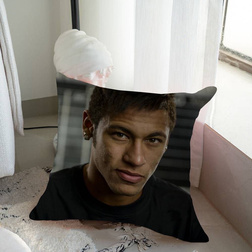 Football N-Neymar Personalized Pillow Cover Kids Bedroom Wild Party Decor Pillowcase Kid Birthday Shower Gift