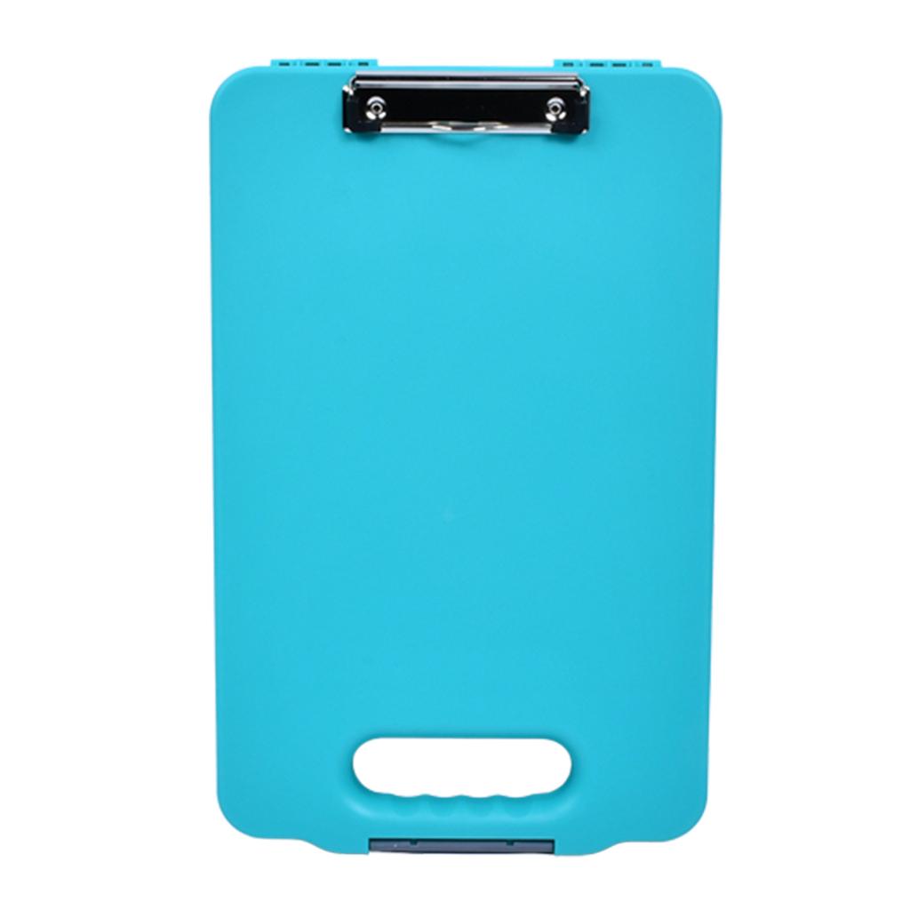 3-in-1 Clipboard with File Case Stationery Box Handheld Document Case Waterproof File Folder for Hospital Nurse Doctor