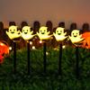 Solar Halloween Ghost Pathway Light IP44 Waterproof Weather-Resistant Auto On/Off