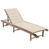 Day and Night - Day and Night Garden Lounger with Bamboo Cushion
