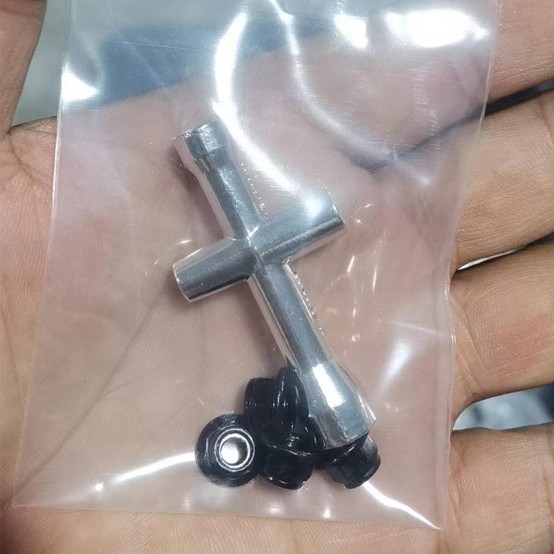 RC Leksakstillbehör 4/5/5,5/7mm Korsnyckelhylsa med M4-mutter för Skiftnyckel M4 RC HSP 80132 För Modellbilshjulverktyg